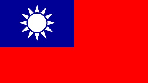 An image of the Taiwan flag.